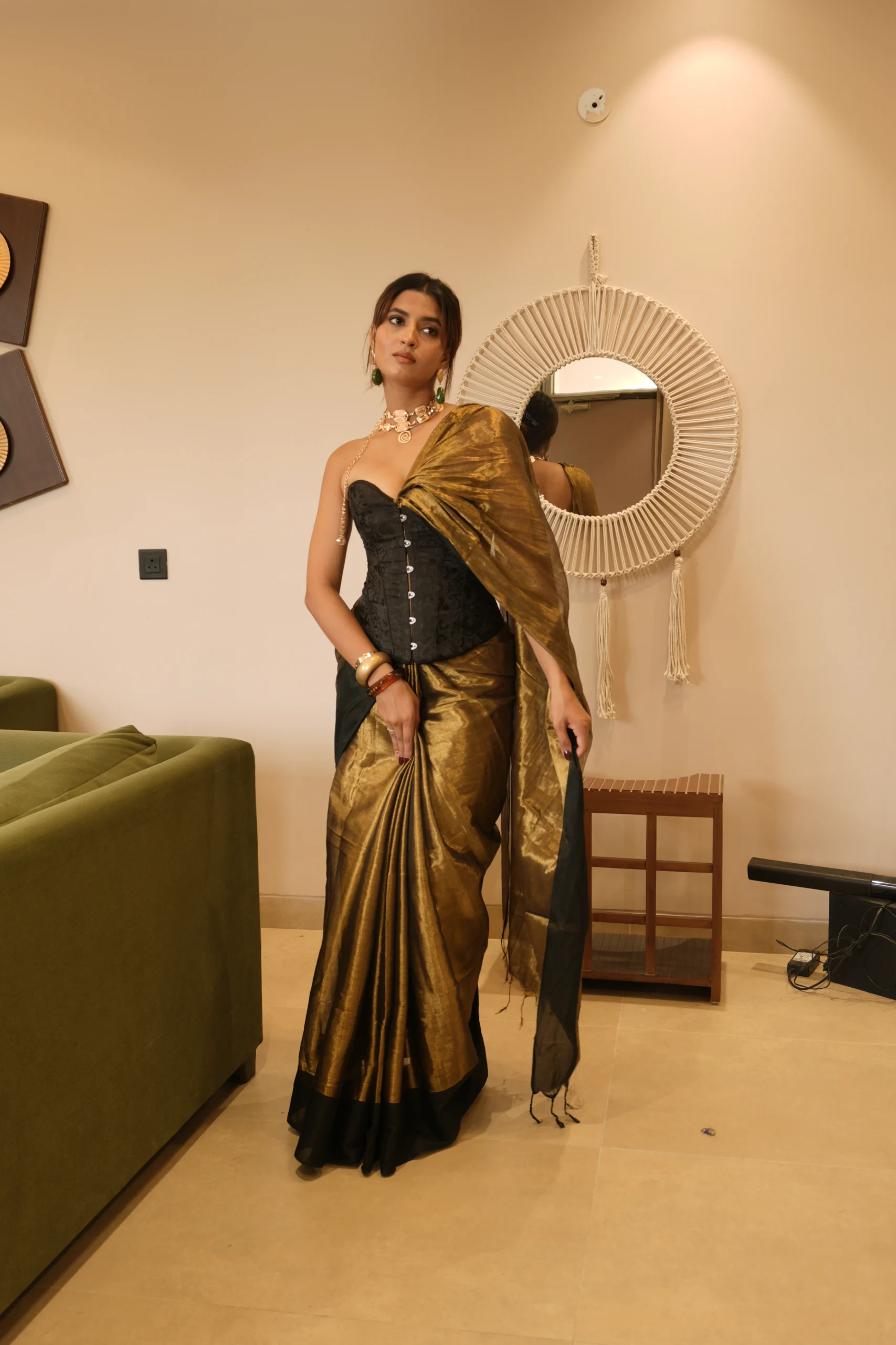 DSC02410 Sonpari saree - Image 1