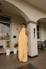 Mango dolly pure khadi print saree - Image 7